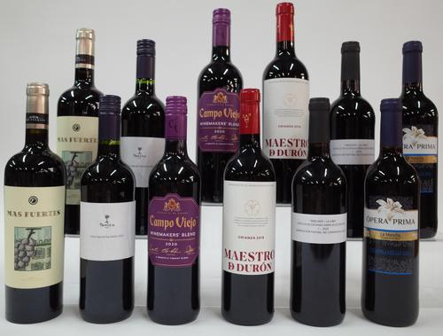 12 BOTTLES SPANISH RED WINE