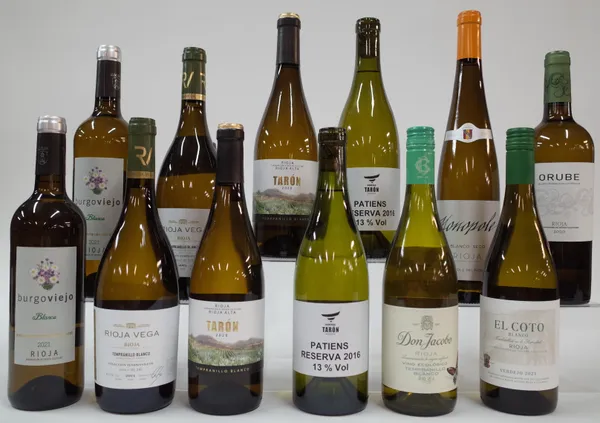 12 BOTTLES SPANISH WHITE RIOJA