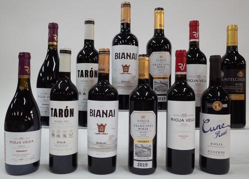 12 BOTTLES SPANISH RED WINE