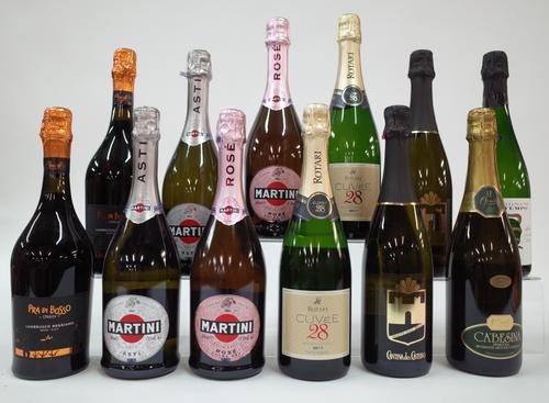 12 BOTTLES ITALIAN SPARKLING WINE