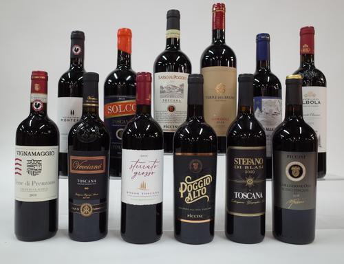 12 BOTTLES ITALIAN RED WINE