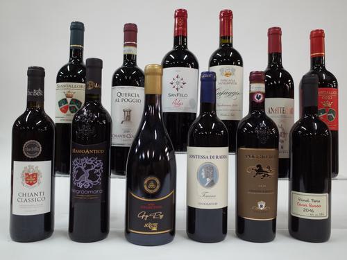 12 BOTTLES ITALIAN RED WINE
