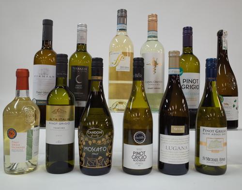 12 BOTTLES ITALIAN WHITE WINE