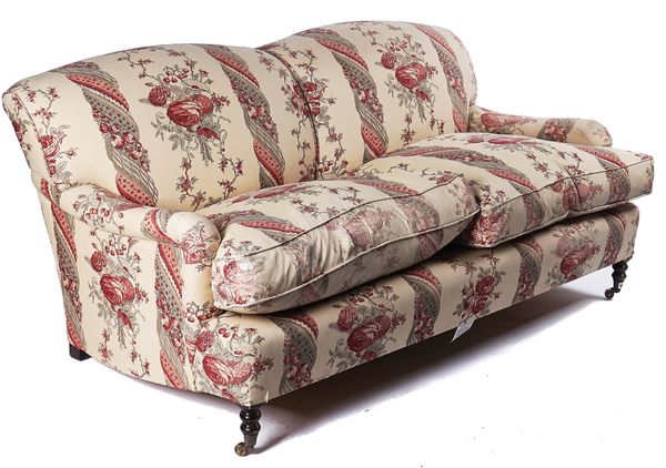 IN THE MANNER OF GEORGE SMITH; A DOUBLE HUMP-BACK SOFA