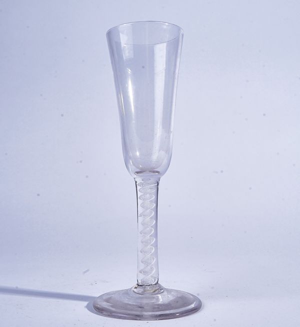 AN OPAQUE TWIST ALE GLASS