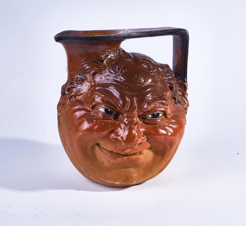 A LARGE MARTIN BROTHERS STONEWARE FACE JUG