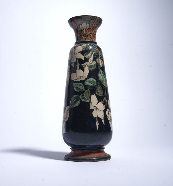 A DOULTON FAIENCE VASE BY FANNY STABLE