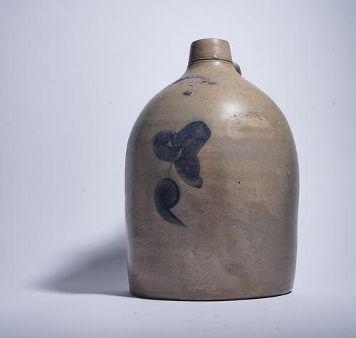 A LARGE CANADIAN STONEWARE JUG