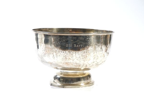 A LATE 19TH CENTURY TROPHY BOWL