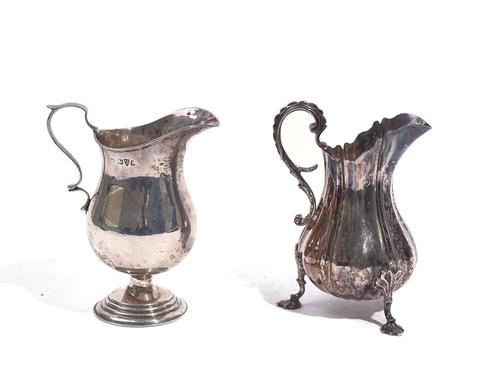 TWO SILVER MILK JUGS (2)