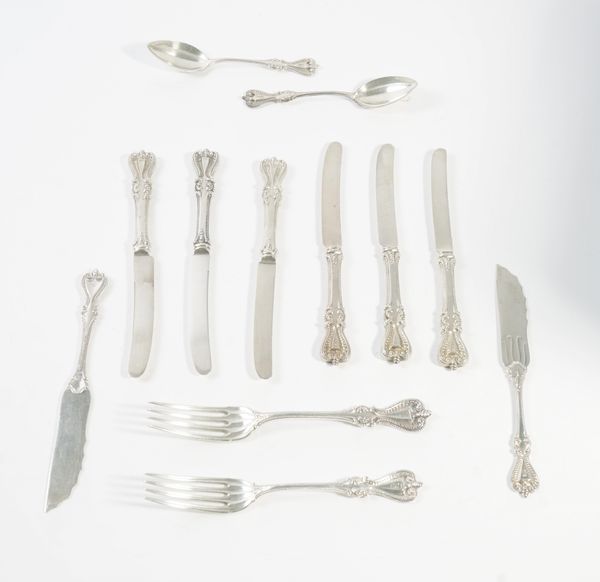 AN AMERICAN STERLING SILVER PART TABLE SERVICE