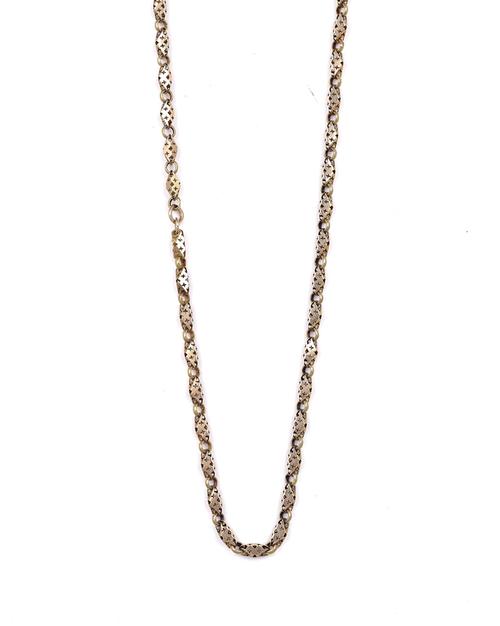 A VICTORIAN GOLD LONG GUARD CHAIN