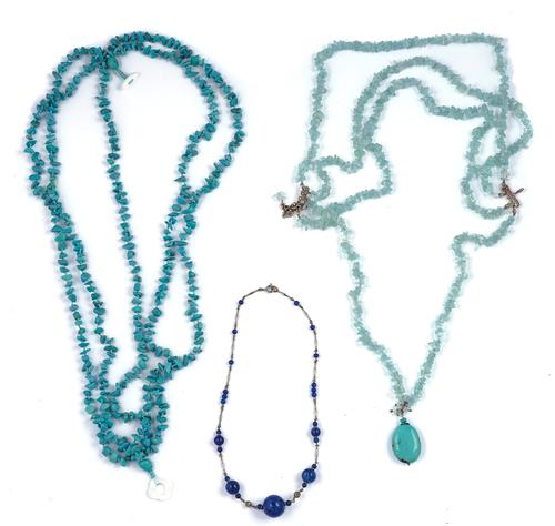 A RING AND THREE NECKLACES (4)