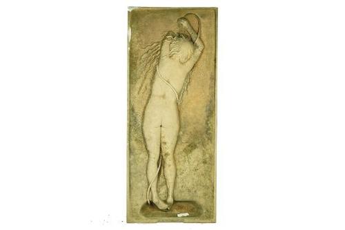 NICHOLAS DIMBLEBY (b.1946) A COMPOSITION RESIN RELIEF CAST FEMALE FIGURAL FOUNTAIN,  ‘AFTERNOON’