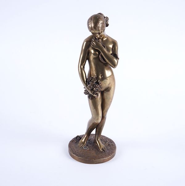 CHARLES CUMBERWORTH (1811-1852); A GILT-BRONZE PERSONIFICATION OF INNOCENCE