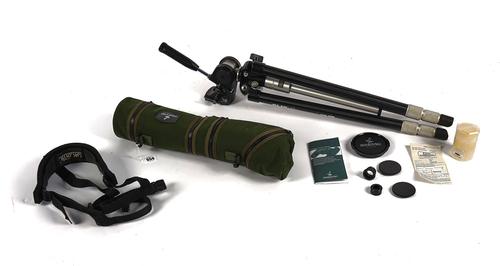 A SWAROVSKI OPTIK  AT 80 HD TELESCOPE AND A SLIK TRIPOD