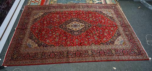 A KASHAN CARPET, PERSIAN