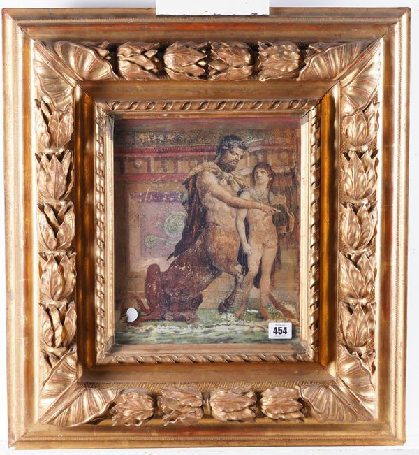 A giltwood frame