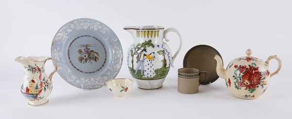 A GROUP OF ENGLISH POTTERY