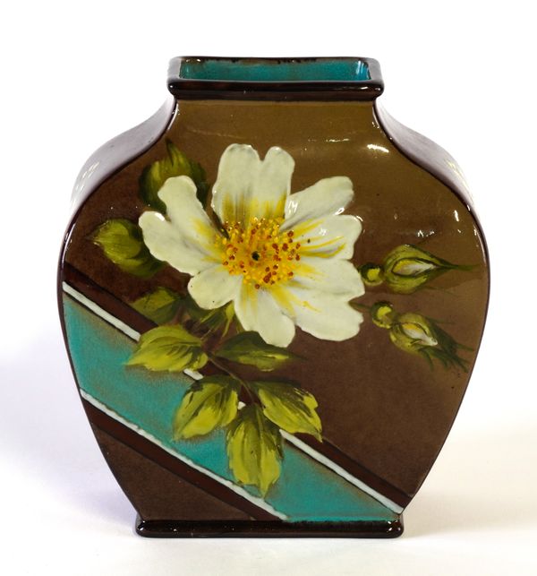 A DOULTON FAIENCE VASE