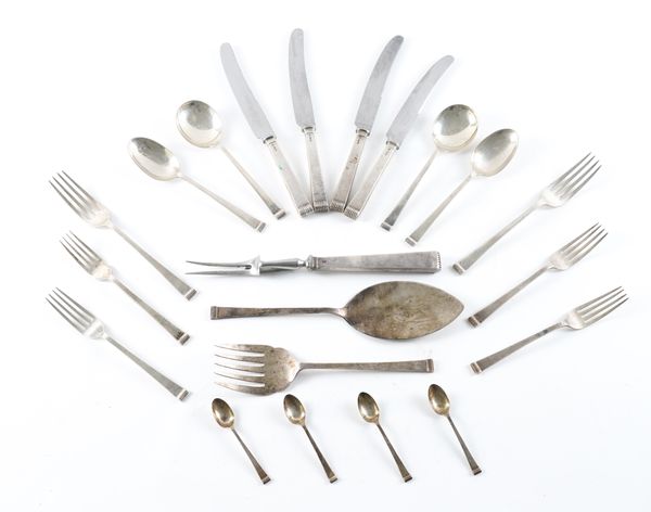 A SILVER PART TABLE SERVICE