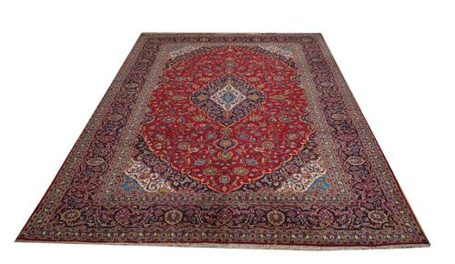 A KASHAN CARPET, PERSIAN