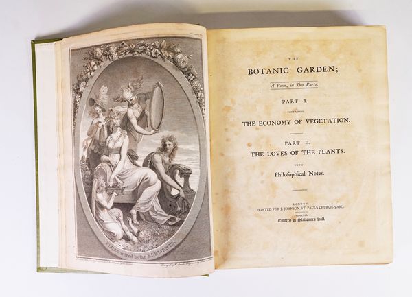 DARWIN, Erasmus (1731-1802). The Botanic Garden. [etc.]