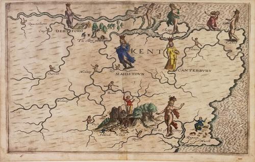 [DRAYTON, Michael (1563-1631)]. Kent. [etc.]