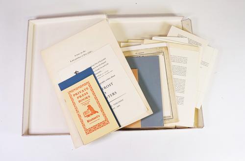 FINE PRINTING, PROSPECTUSES [etc.]