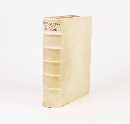 THOMAS AQUINAS (Saint, c. 1225-74).  Summa theologiae.