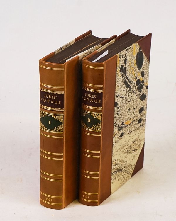 JUKES, Joseph Beete (1811-69). Narrative of the Surveying Voyage of H.M.S. Fly ... in Torres Strait, New Guinea, and Other Islands of the Eastern Archipelago.