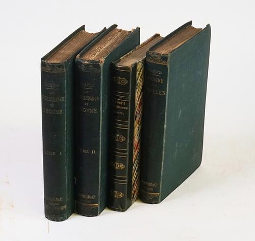 DARWIN, Charles (1809-82). La Descendence de l' Homme. [etc.]