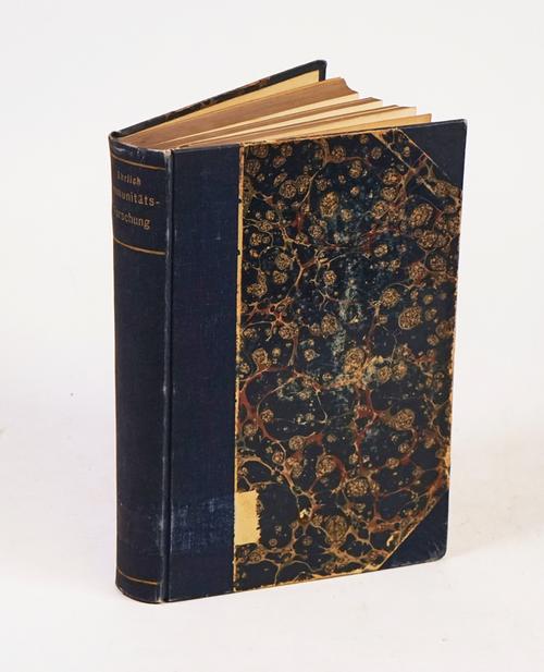 EHLRICH, Paul (1854-1915). Gesammelte Arbeitem zur Immunitatsforschung.