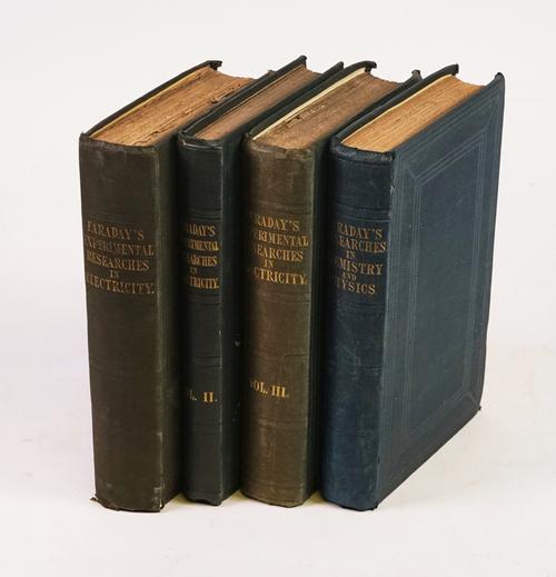 FARADAY, Michael (1791-1867). Experimental Researches in Electricity. [etc.]