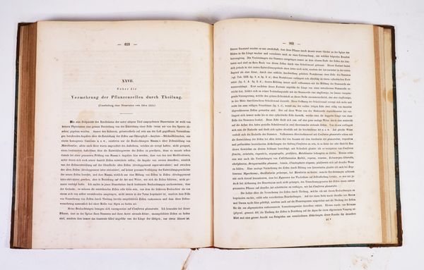 MOHL, Hugo von (1805-72). Vermischte Schriften botanishen Inhalts.