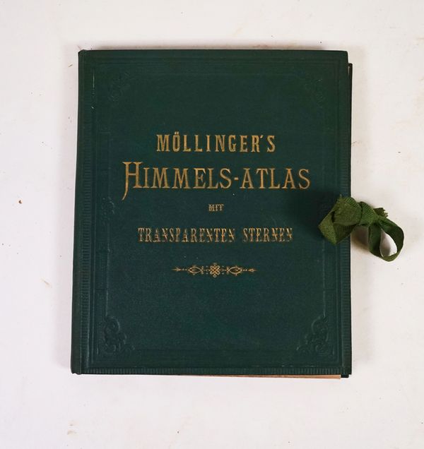 MOLLINGER, Otto (1814-86). Himmels-Atlas mit Transparenten Stemen.