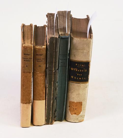 RUNGE, Friedlieb Ferdinand (1795-1867). Technische Chemie der nutzlichsten Metalle fur Jedermann. [etc.]