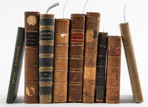 MONTEATH, Robert ([dates unknown]). The Forester's Guide, Stirling, 1820, 8vo, 2 engraved plates, original pebbled cloth. FIRST EDITION. With 8 other books of related interest. The lot sold not subject to return. (9)