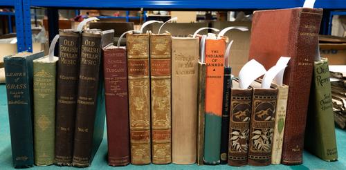 MISCELLANY - Walt WHITMAN (1819-92). Leaves of Grass, Philadelphia, 1894, portrait laid down as a frontispiece, facsimile signature on title (lacks engraved portrait frontispiece), original cloth gilt. With 12 other miscellaneous works in 15 vols. (16)