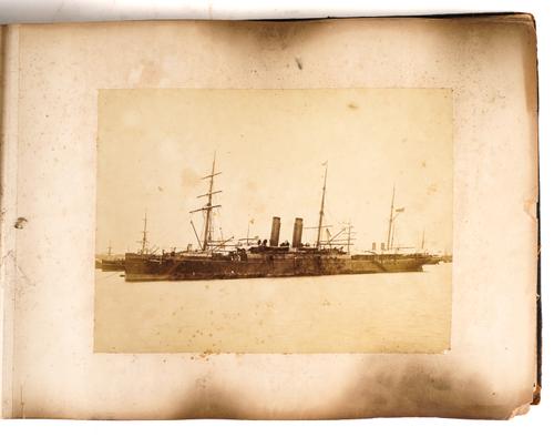 INDIA & EGYPT - Samuel BOURNE (1834-1912) & C. SHEPHERD (fl.1858-78, photographers). 83 fine original albumen prints mounted on card, chiefly of Indian views, 225 x 285mm., c.1860-80, in an album. With 10 others of Egypt, unbound, by H. Arnoux. (11)