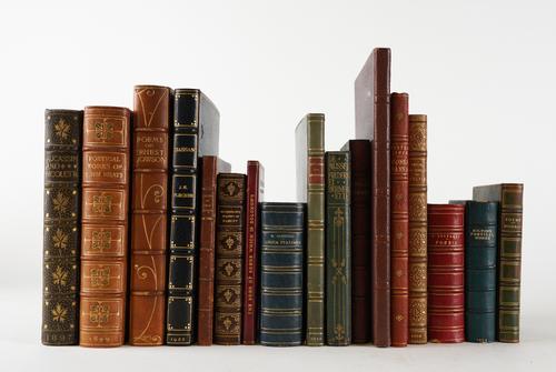 BINDINGS - [ANON.] Aucassin & Nicolette, London, 1897, 8vo, FINELY BOUND in contemporary green morocco gilt by Bumpus. With 16 other books, all FINELY BOUND in morocco gilt. (17)