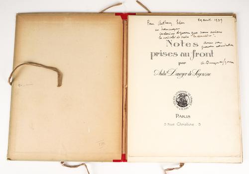 SEGONZAC, André Dunoyer de (1884-1974) - A Collection of 13 works by André Dunoyer de Segonzac in 15 volumes, all except one PRESENTATION COPIES inscribed by the artist to Anthony or to Anthony and Clarissa Eden. Please see the full listing below. (15)
