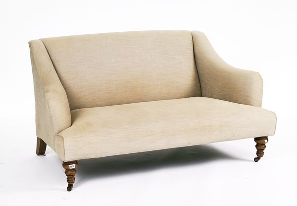 JOHN SANKEY; A MODERN SMALL TWO-SEAT SOFA