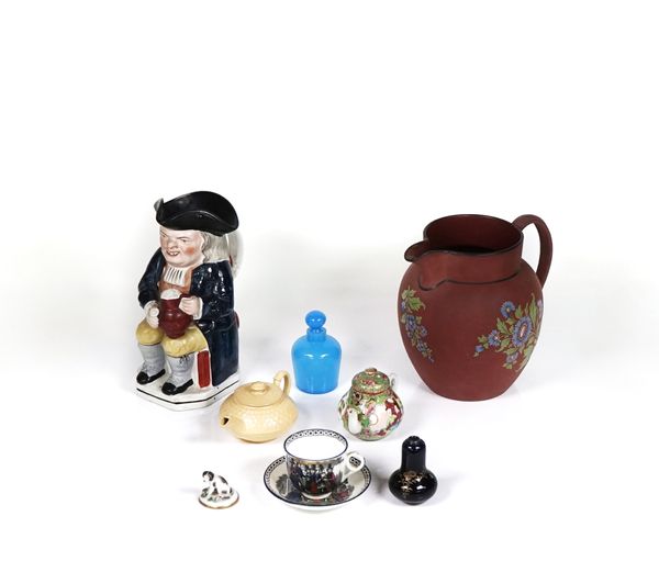 A group of European and Asian ceramics and glass