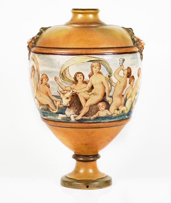 A large Minton studio pottery vase