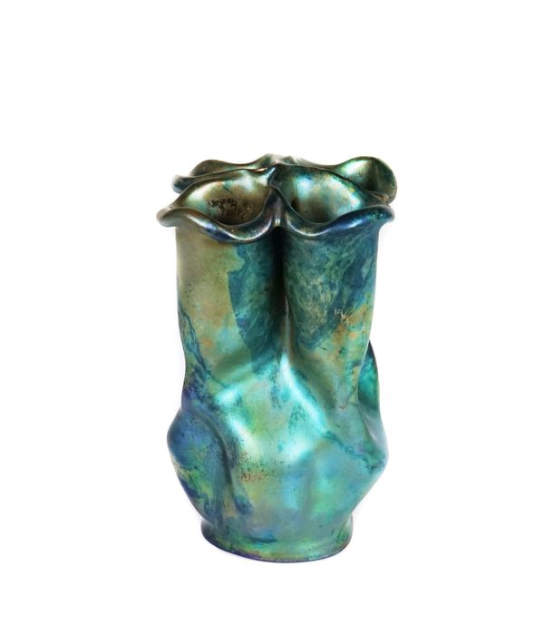 A Zsolnay Pecs eosin glazed vase