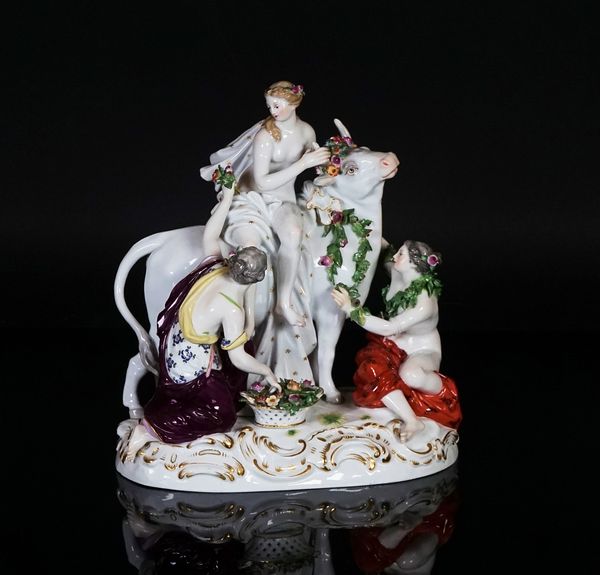 A Meissen group of Europa and the Bull