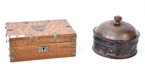 A TOLEWARE SPICE CONTAINER (2)