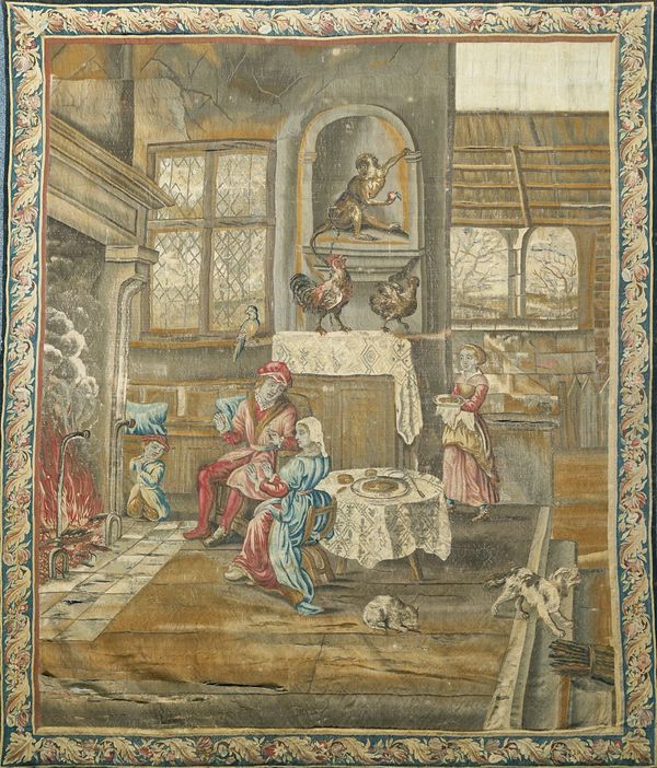 'JANUARY', A MONTHS OF THE YEAR TAPESTRY