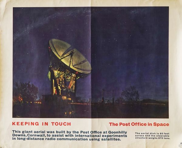 ADVERTISING POSTER; THE POST OFFICE IN SPACE